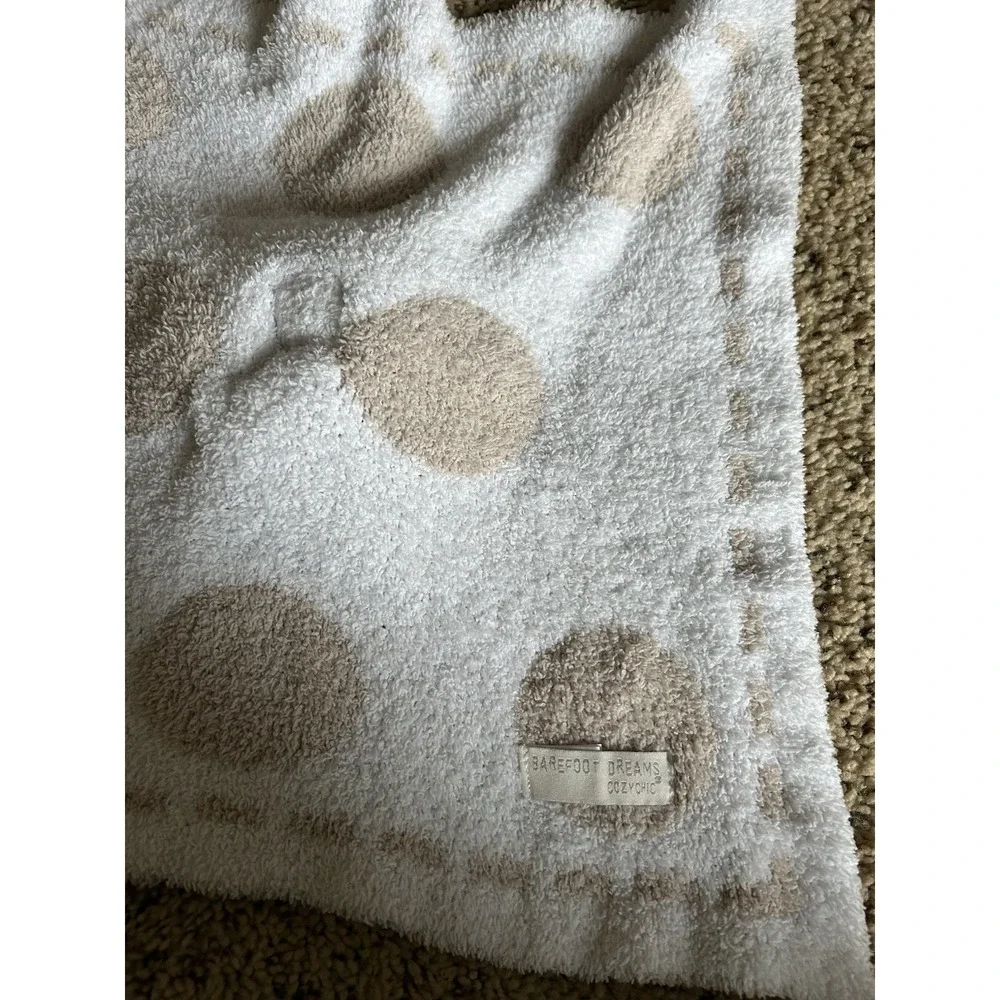 Barefoot Dreams Cozy Chic Teddy Bear Lovey Plush Security Blanket‎ Lovey 15